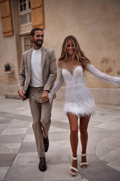 Colectia Milla Nova Stars In White, Rochie de mireasa Pelegrina
