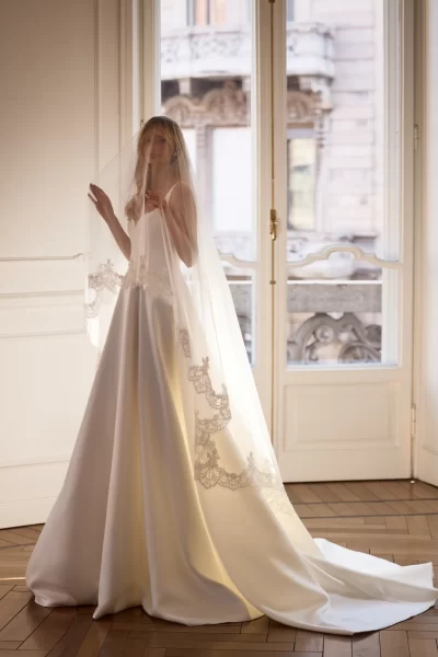 Rochie de mireasa - Colectia Milla Nova Bubbly Mood Pelagis Veil 1