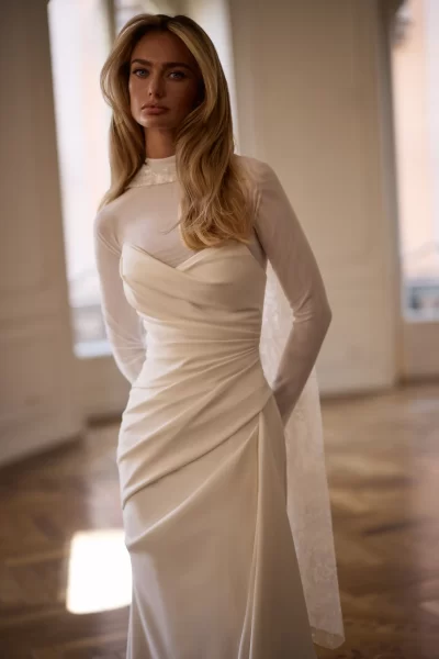 Rochie de mireasa - Colectia Milla Nova Bubbly Mood Seravelle Bolero 1